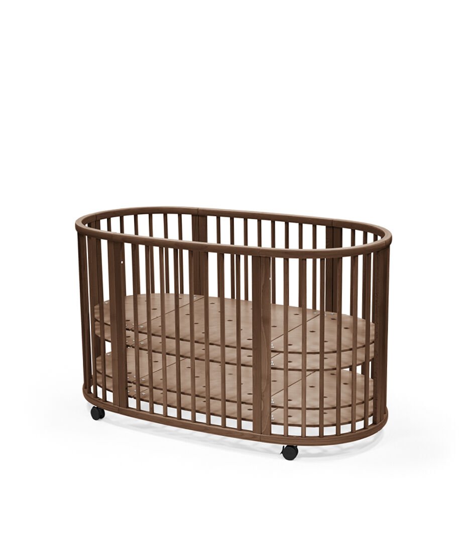 Stokke® Sleepi™ Bed, Warm Brown. Bed bottom, all positions. galery image 5